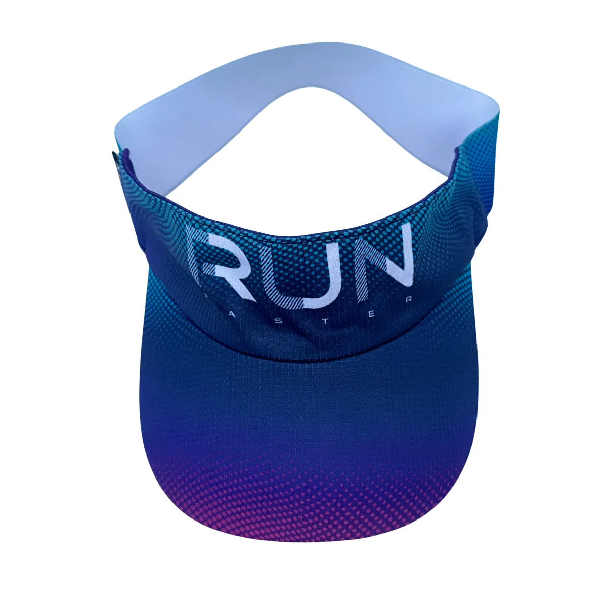 Visera Running Deportiva Unisex Dorsal 365 - Azul Puntos