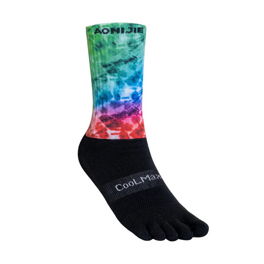 Calcetines De 5 Dedos Verde Tecnología COOLMAX®