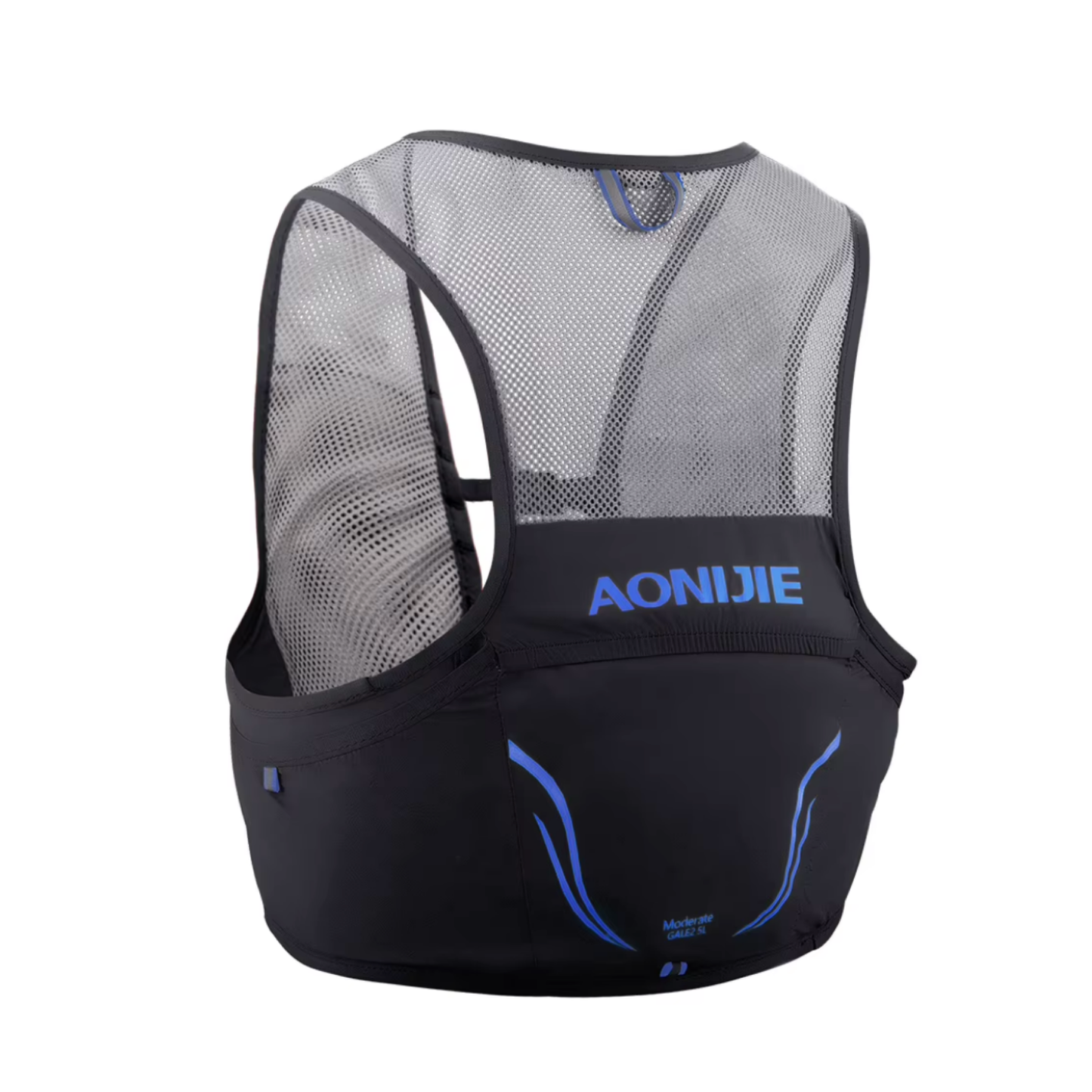 Chaleco Hidratación 2.5L para Running y Trail Negro