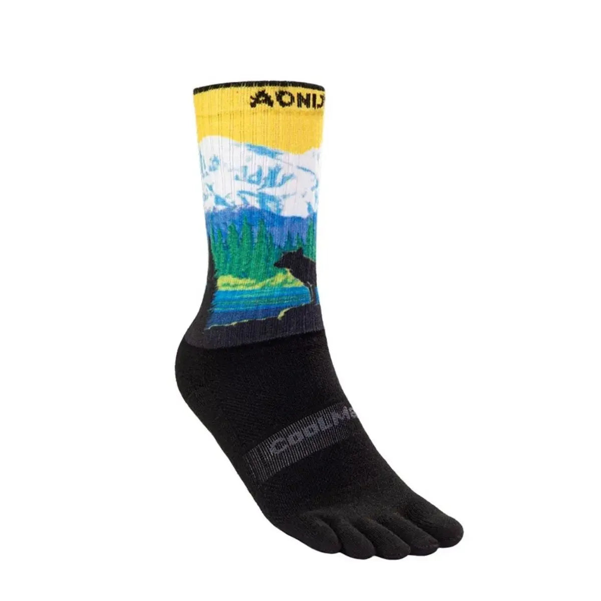 Calcetines De 5 DedosTecnología COOLMAX® - Montañas Nevadas