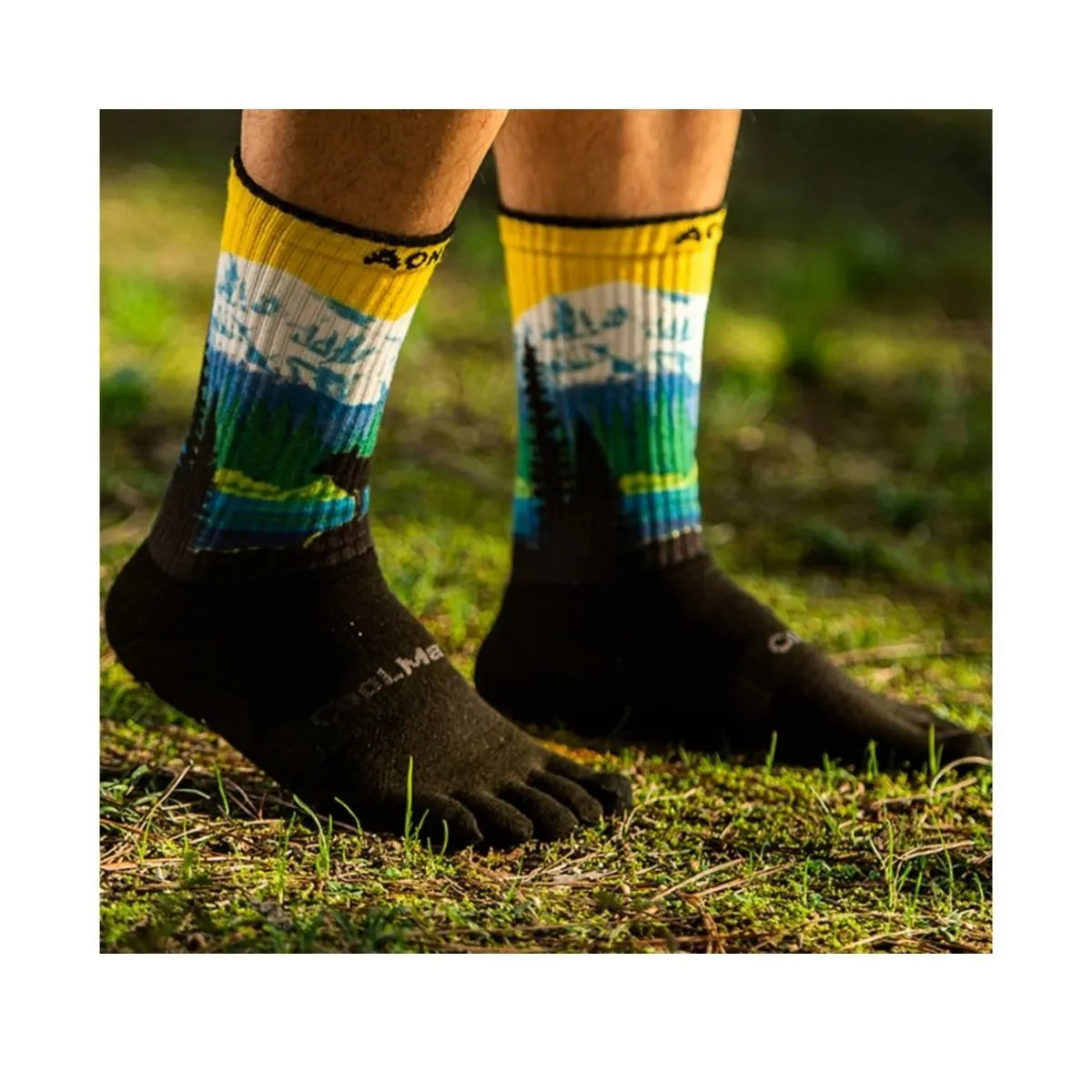 Calcetines De 5 DedosTecnología COOLMAX® - Montañas Nevadas