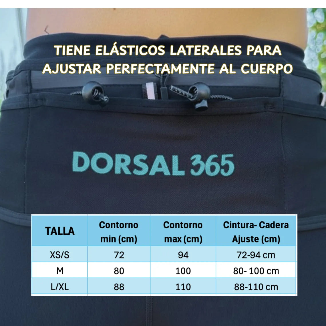 Cinturón Running New York con Portadorsal – Máxima Capacidad Calypso