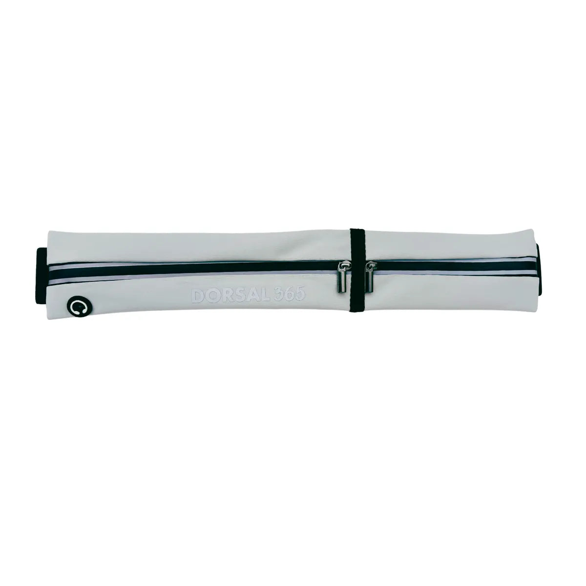 Cinturón Running Londres con dos compartimientos y correa ajustable. Ideal para llevar celular, llaves, geles y objetos personales durante entrenamientos y carreras.
