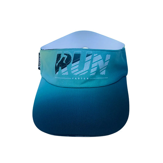 Visera Running Deportiva Unisex Dorsal 365 - Celeste Run