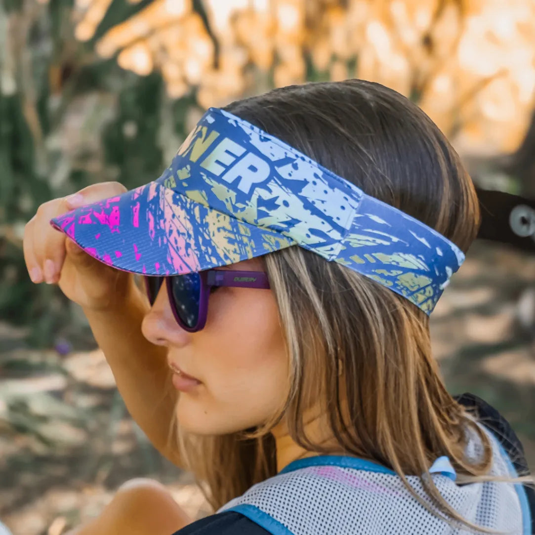 Visera Running Deportiva Unisex Dorsal 365 - Azul Marino Runner