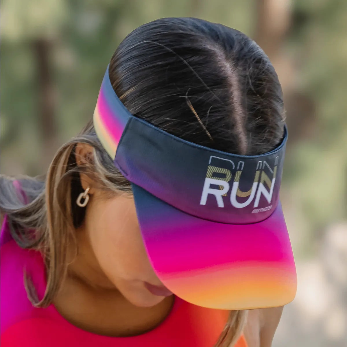 Visera Running Deportiva Unisex Dorsal 365 - Fucsia RUN