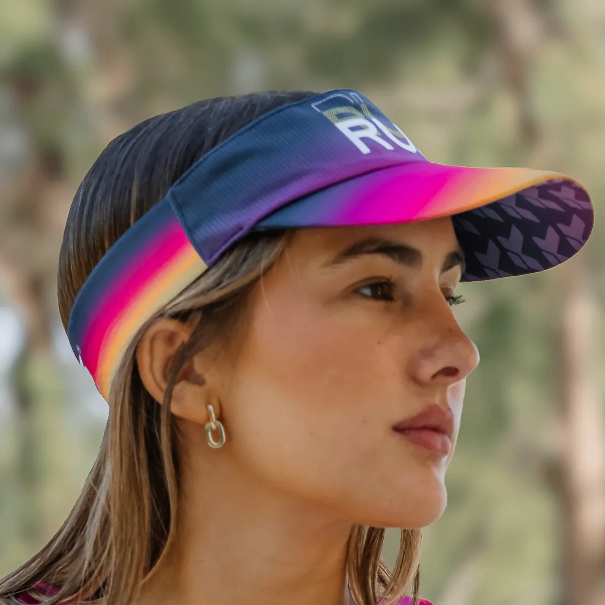 Visera Running Deportiva Unisex Dorsal 365 - Fucsia RUN
