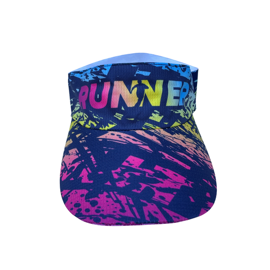 Visera Running Deportiva Unisex Dorsal 365 - Azul Marino Runner