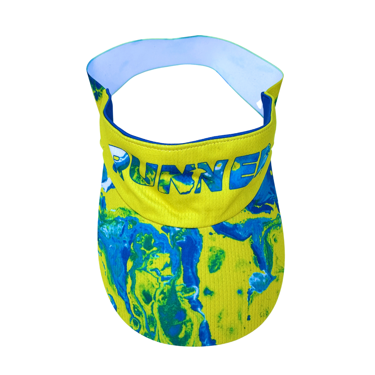 Visera Running Deportiva Unisex Dorsal 365 - Amarilla