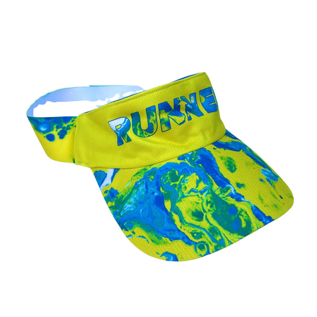 Visera Running Deportiva Unisex Dorsal 365 - Amarilla
