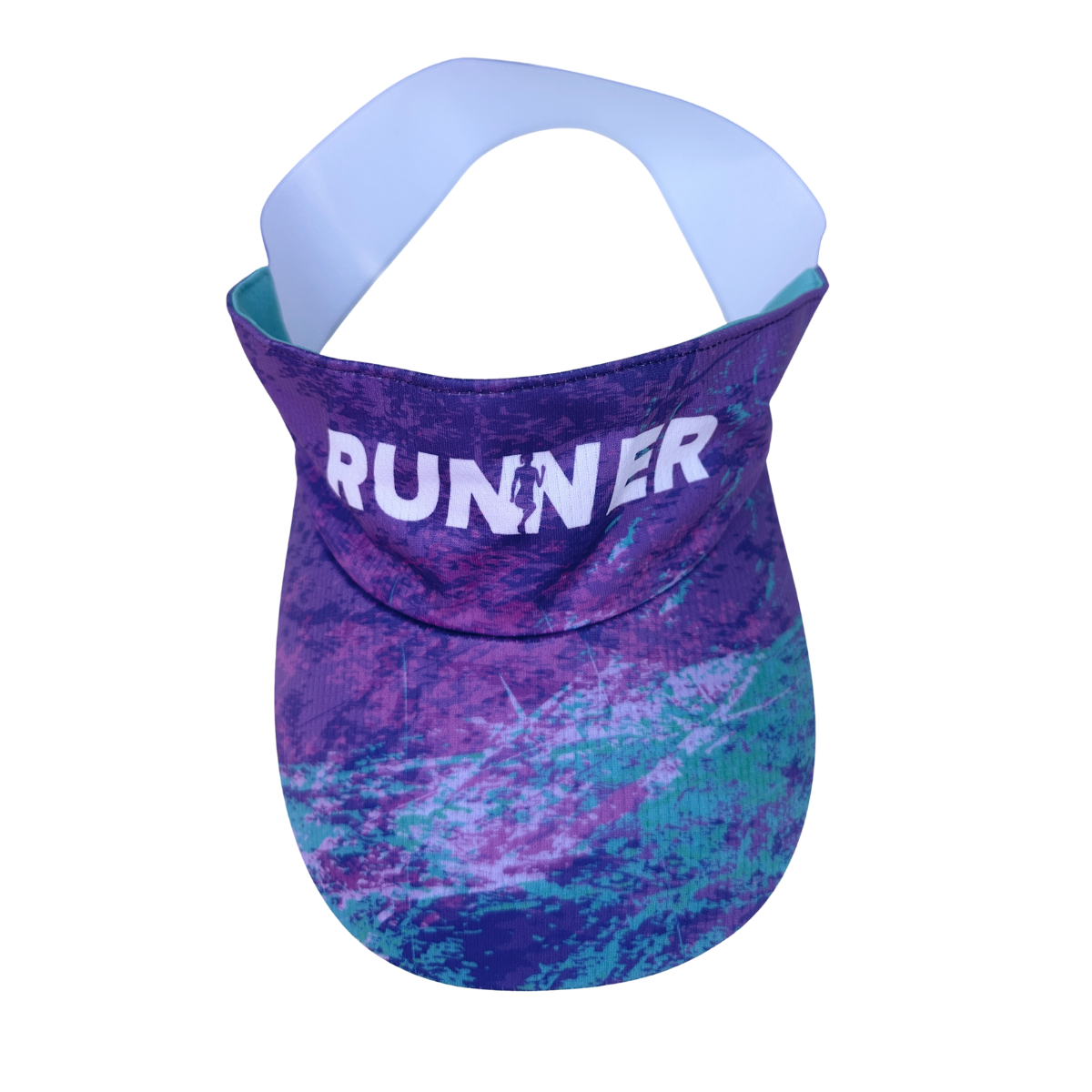Visera Running Deportiva Unisex Dorsal 365 - Morado Runner