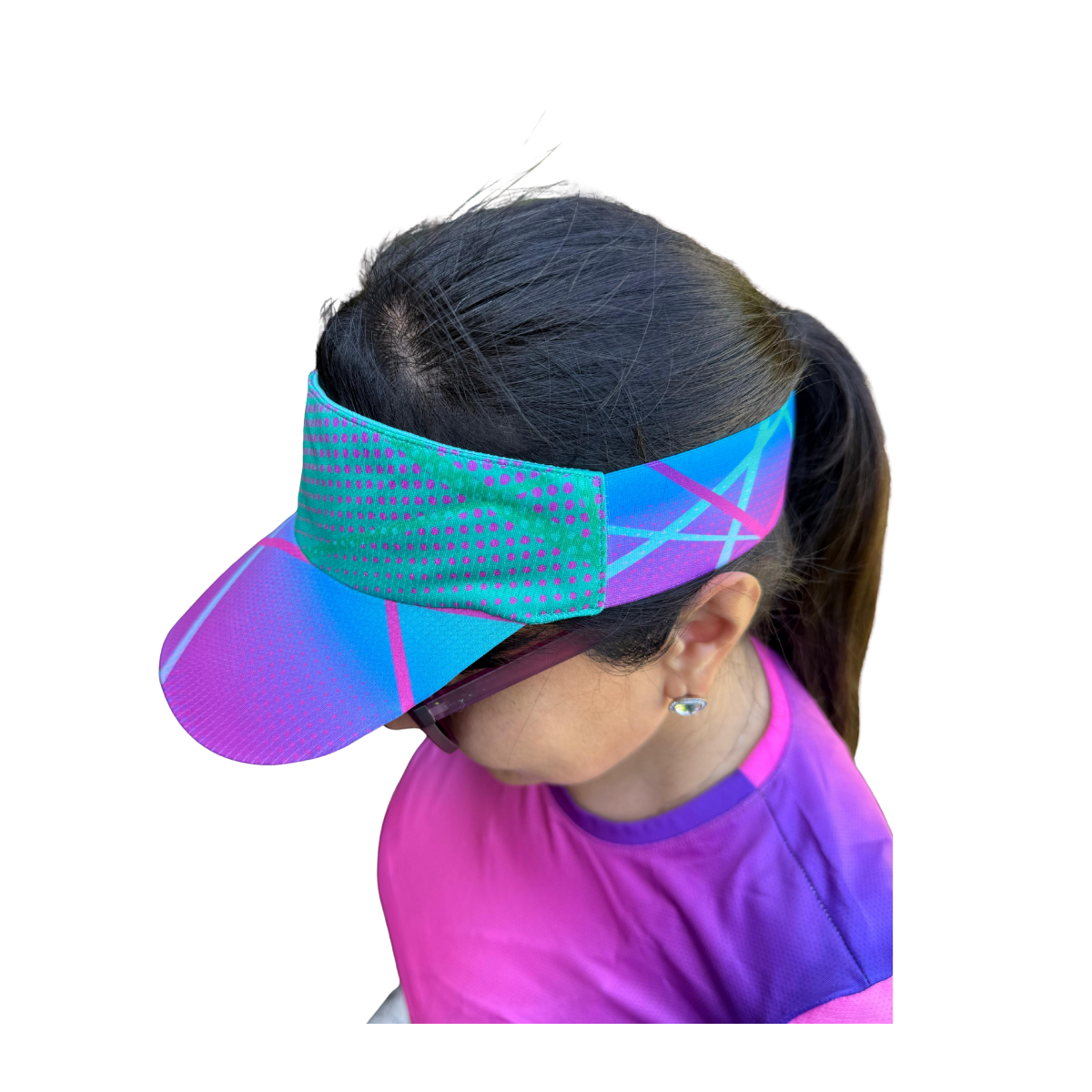 Visera Running Deportiva Dorsal 365 - Rosada