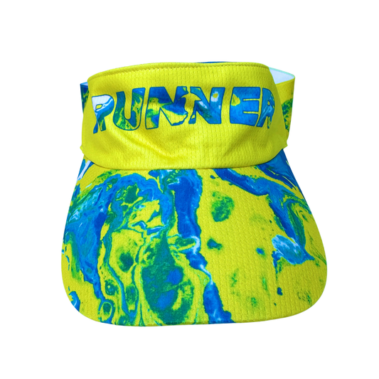 Visera Running Deportiva Unisex Dorsal 365 - Amarilla